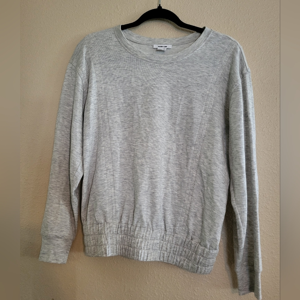 Helmut Lang Cut Out Tencel Sweatshirt